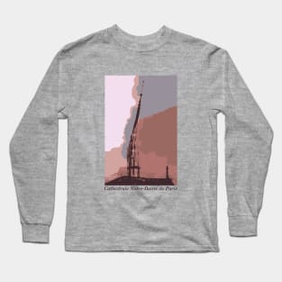 Cathédrale Notre-Dame de Paris Long Sleeve T-Shirt